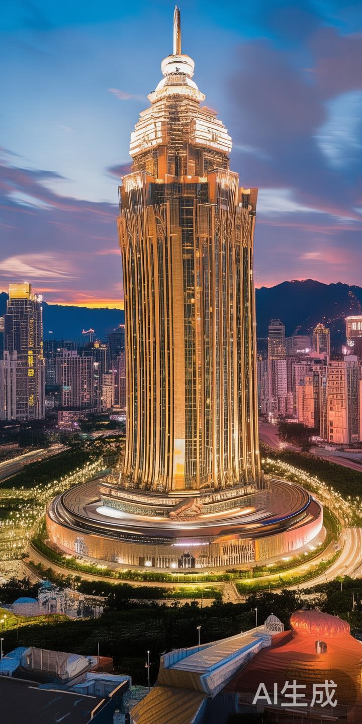 位于澳门特别行政区的繁华地段，新葡京坐落于澳门半岛