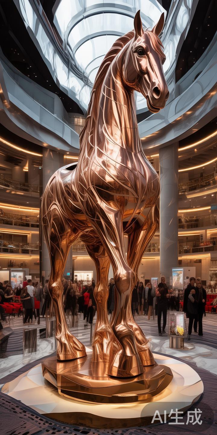 新葡京铜马试图打破传统赌场单一的娱乐模式，将“艺术