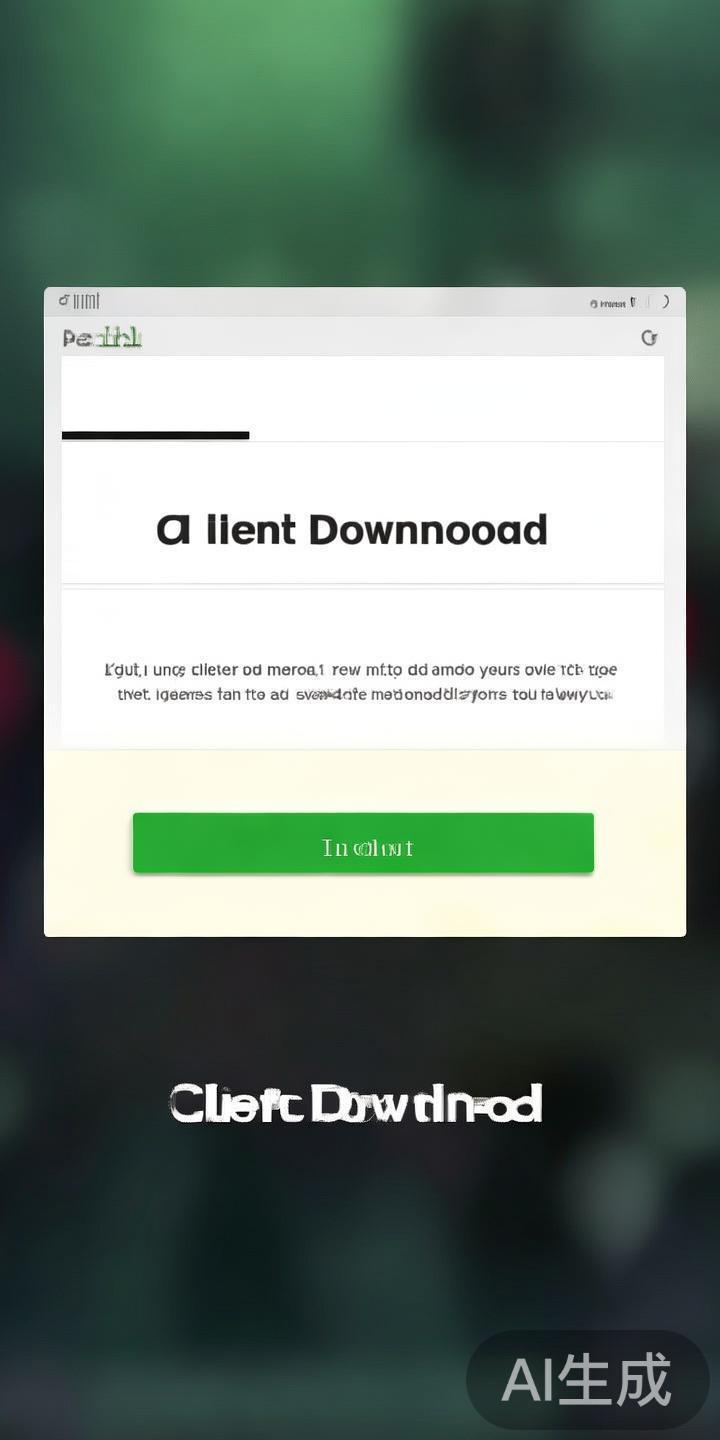 第二步：找到客户端下载入口
在首页显著位置，通常